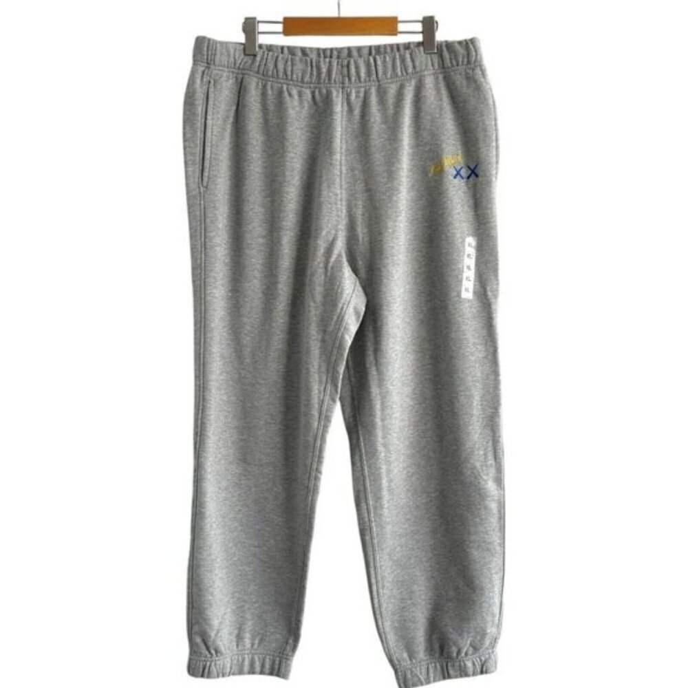 Uniqlo Kaws Warhol UT 2024 Collection Unisex Sweatpants Joggers Gray US XL